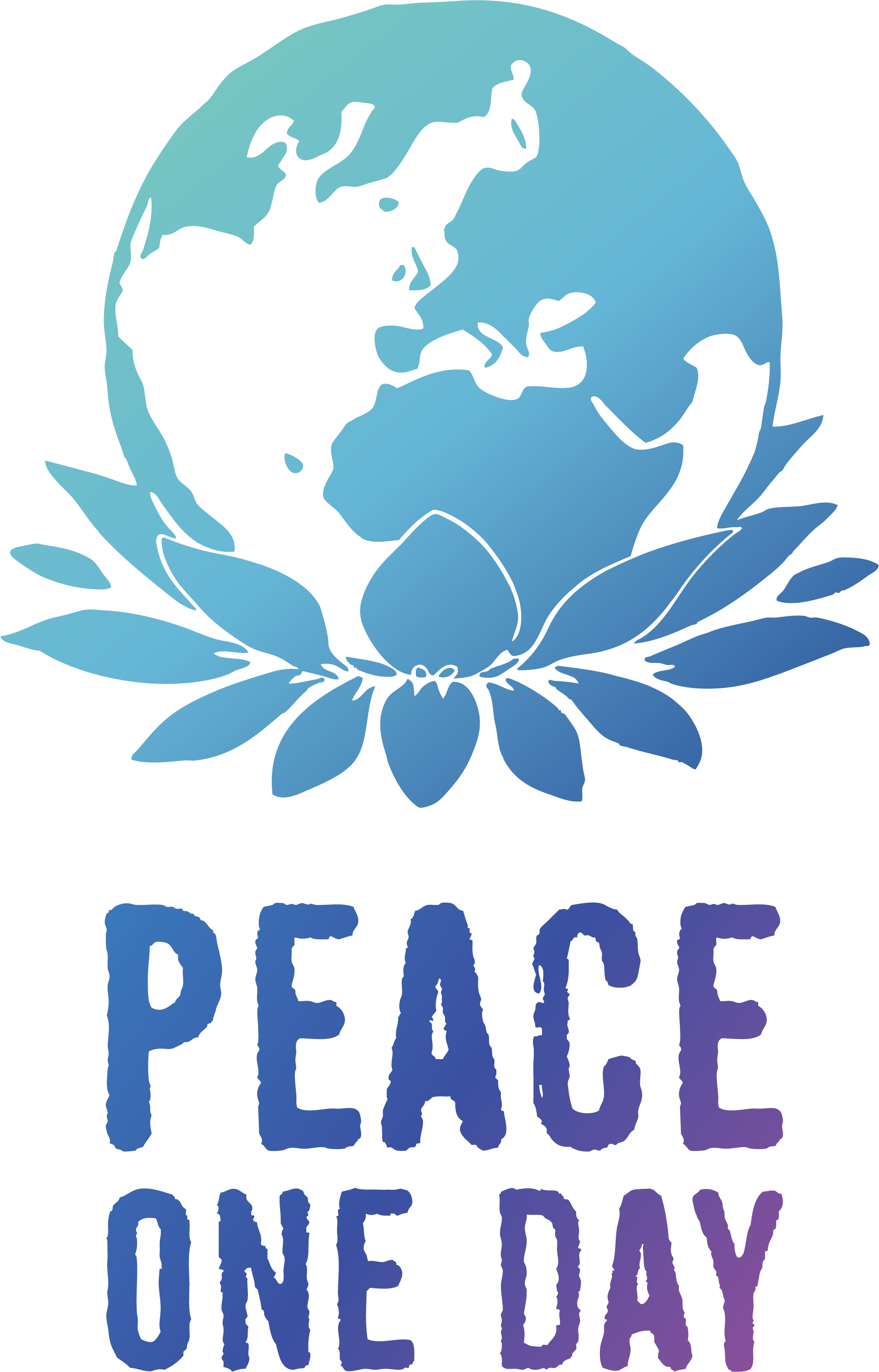 Created By Kids For Peace In Collaboration With Good - Peace One Day Logo Png (1943x3034), Png Download