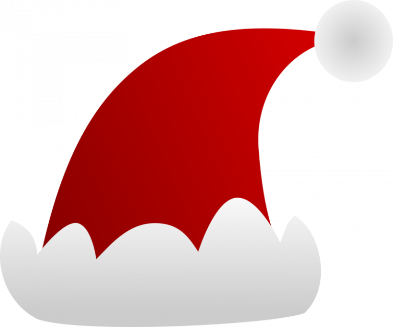 Image Transparent Library Clip To Use Public Domain - Santa Hats Clip Art Png (768x640), Png Download