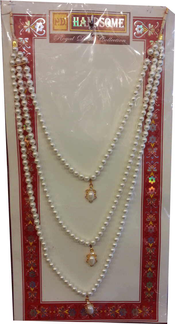 Pearl Kanthaa With Small Pendent - Pearl (800x1200), Png Download