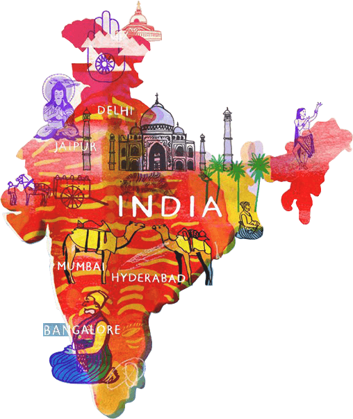 About India - Poster On Incredible India (508x603), Png Download