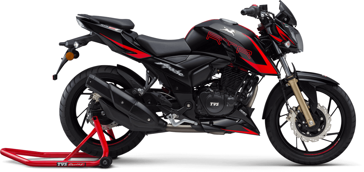 Tvs Apache Rtr 200 4v Image - Tvs Apache 200 4v (1185x561), Png Download