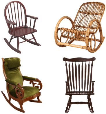 Rocking Chairs - Rocking Chair (400x400), Png Download