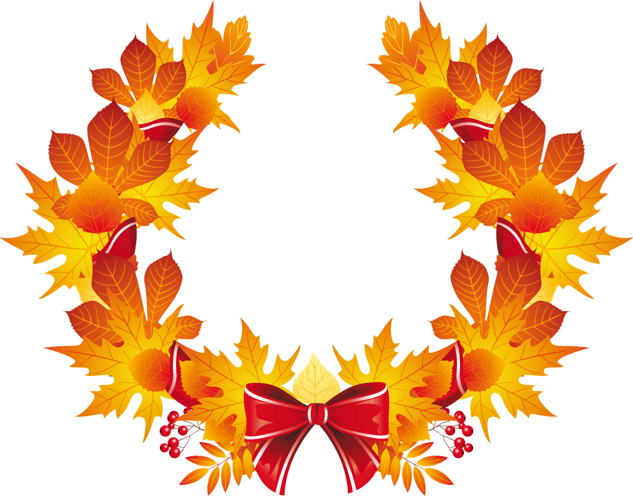 Autumn Maple Leaf Png Download - Autumn Leaf Vector (1280x1004), Png Download