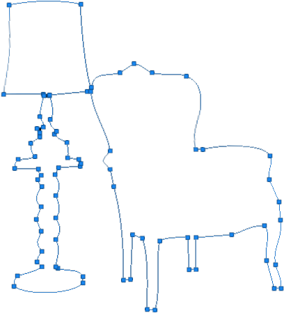 Clipping Path Service Furniture Png - Clipping Path (460x600), Png Download