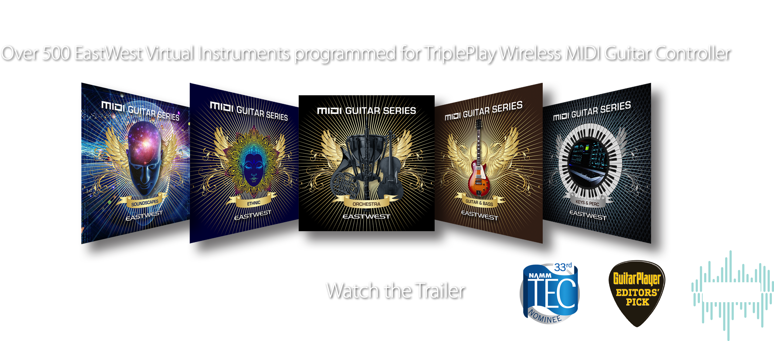 Eastwest Midi Guitar Series Vol 1: Orchestra (2687x1126), Png Download