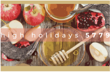 High Holy Days 5779 (424x383), Png Download