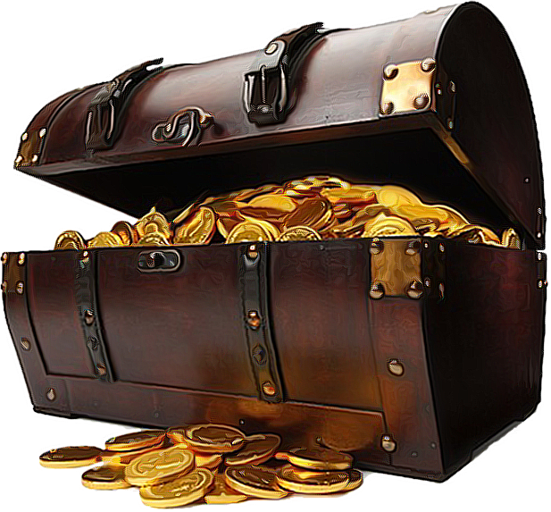 Ideal Anantha Padmanabha Temple Images Dawn The Apocalypse - Pirate Treasure Chest Png (400x373), Png Download