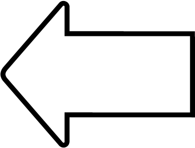 Left Arrow Outline Symbol Vector - Outline Of An Arrow (400x400), Png Download