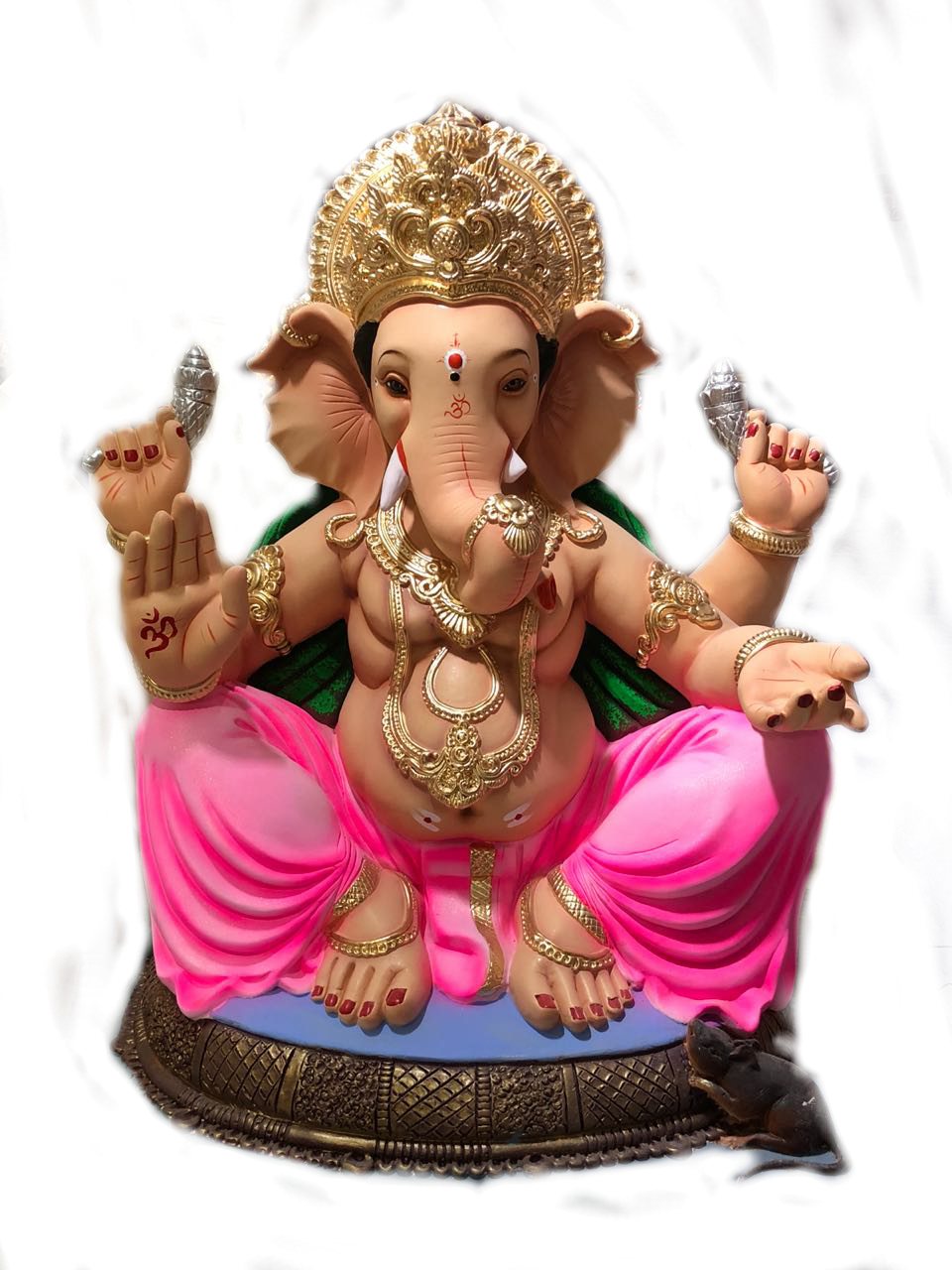 Ganpati Bappa Statue Full Size Png Download Seekpng