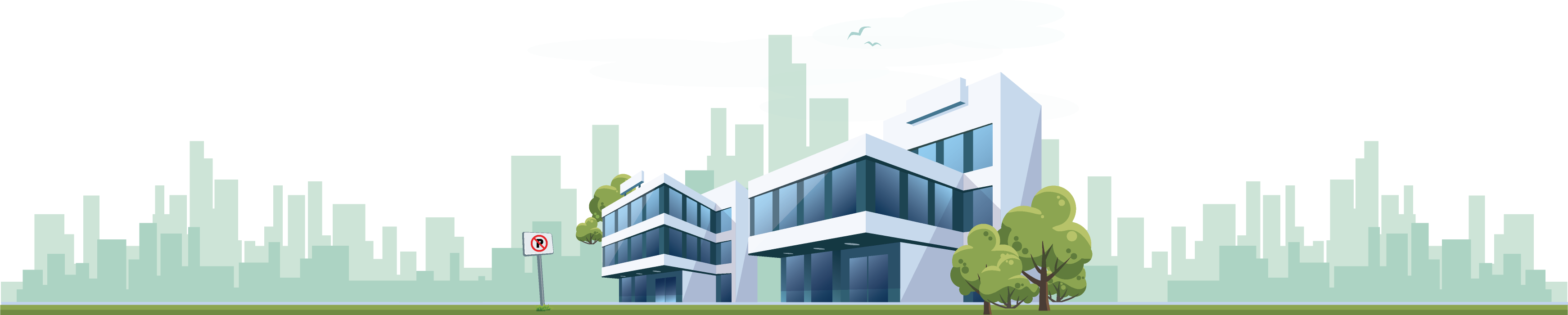 Background Image - Real Estate Background Png (3483x700), Png Download
