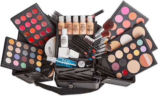 Ofra Professional Toolbox Makeup Case - Cosmetics (600x600), Png Download