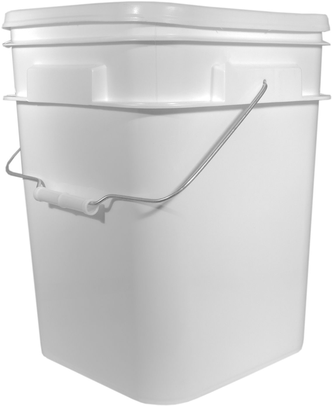 Bucket, Food Grade Plastic, 4 Gal, Square, New - Plastic (2048x1462), Png Download