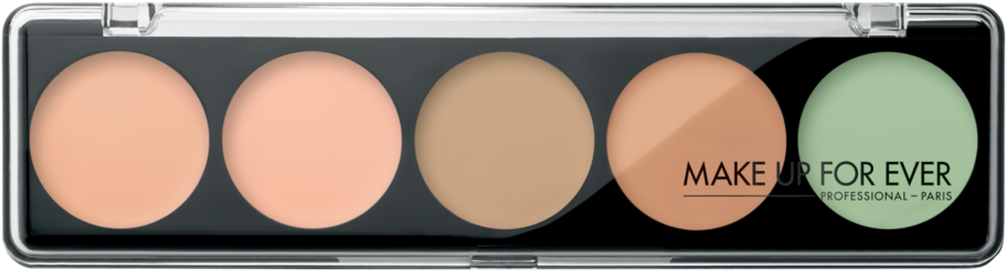 Camouflage Cream Palette 12201 - Make Up For Ever 5 Camouflage Cream Palette No. 1 (1000x1000), Png Download