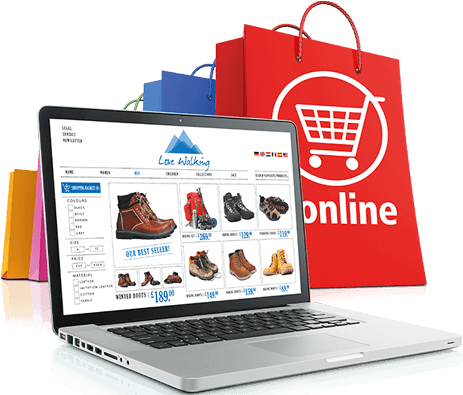 Why Only Us - Online Shopping Banner Png (500x394), Png Download