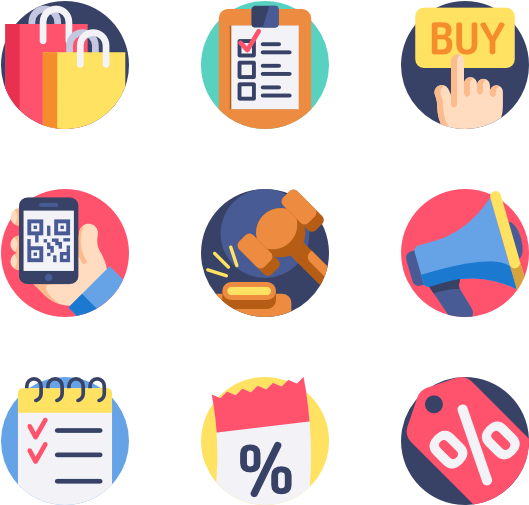 E-commerce 50 Icons - E-commerce (600x564), Png Download