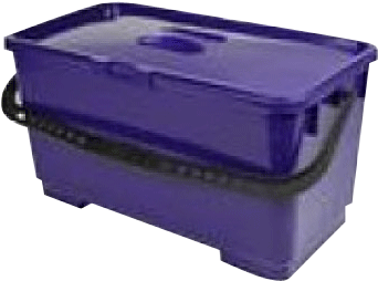 More Views - Bucket Rectangular Purple 06 Gal (499x501), Png Download