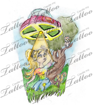 Marketplace Tattoo Abduction - Scorpion King Tattoo (400x400), Png Download