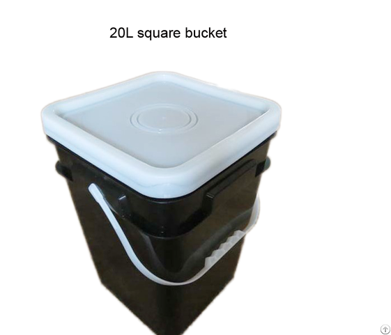 Wholesale 20l Square Black Plastic Bucket - Bucket (640x480), Png Download