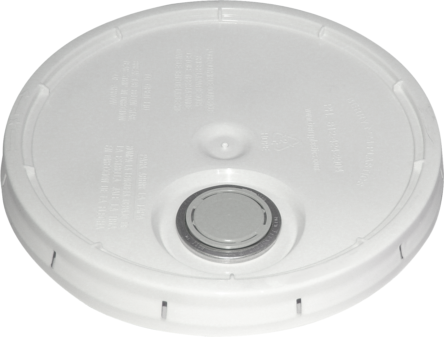 Bon 84 233 Plastic Bucket Lid With Pouring Spout For - Circle (1800x1800), Png Download