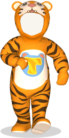 Tiger (350x500), Png Download