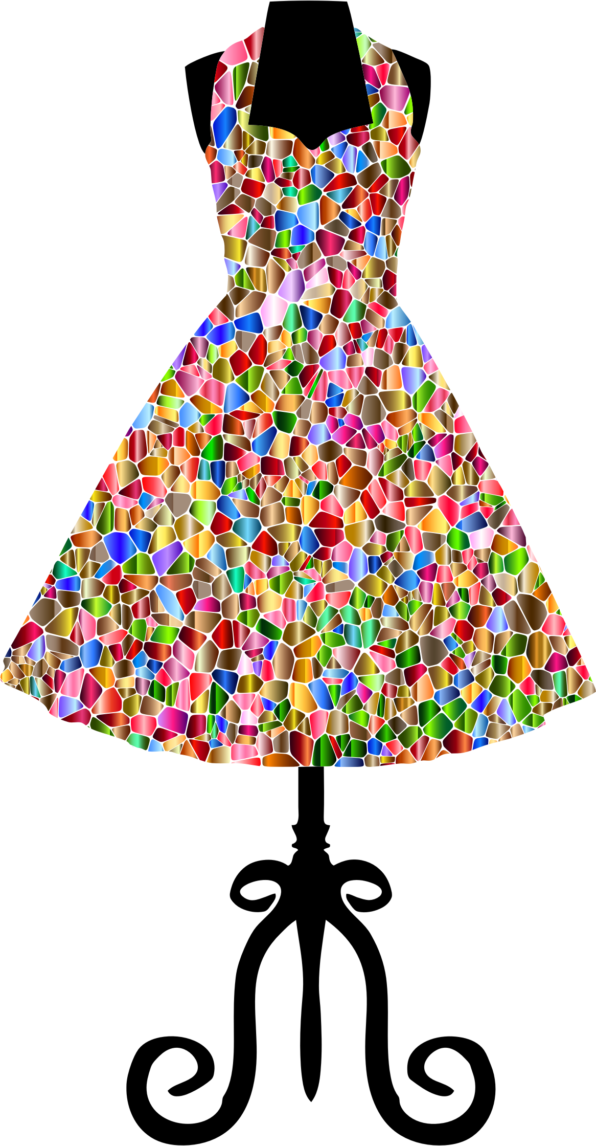 Banner Library Library Chromatic Tiled S Vintage Big - Vintage Dresses Png (1166x2240), Png Download