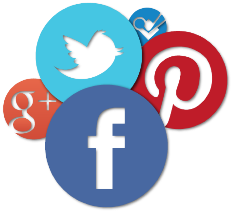 Logos - Facebook Twitter Instagram Google Plus Logo (772x688), Png Download