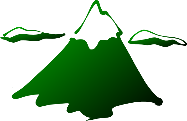 Small - Mountain Clip Art (600x389), Png Download