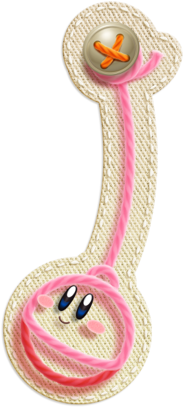 A - Kirby Epic Yarn Kirby (276x600), Png Download