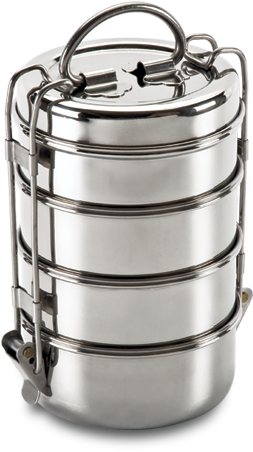 Stainless Steel Tiffin Box - Tiffin Box (500x500), Png Download