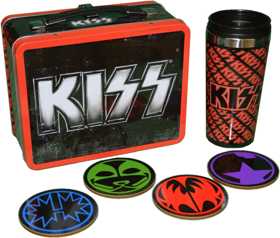Lunch Box Gift Set - Kiss Tin Tote Gift Set/lunchbox (1000x1000), Png Download