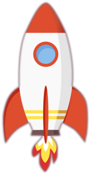 Download Indian Program Isro Is Taking Flight Global - Rocket Flat Design Png (500x375), Png Download