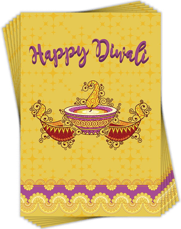 Diwali Cards 6 Pack - Diwali (765x765), Png Download