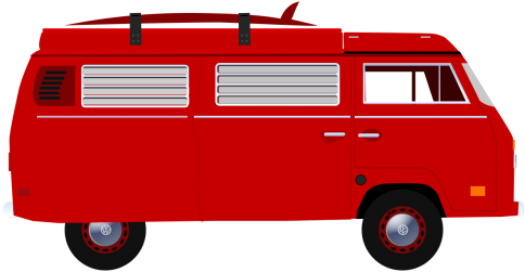 Van,camping,campout,camp - Volkswagen Type 2 (500x355), Png Download