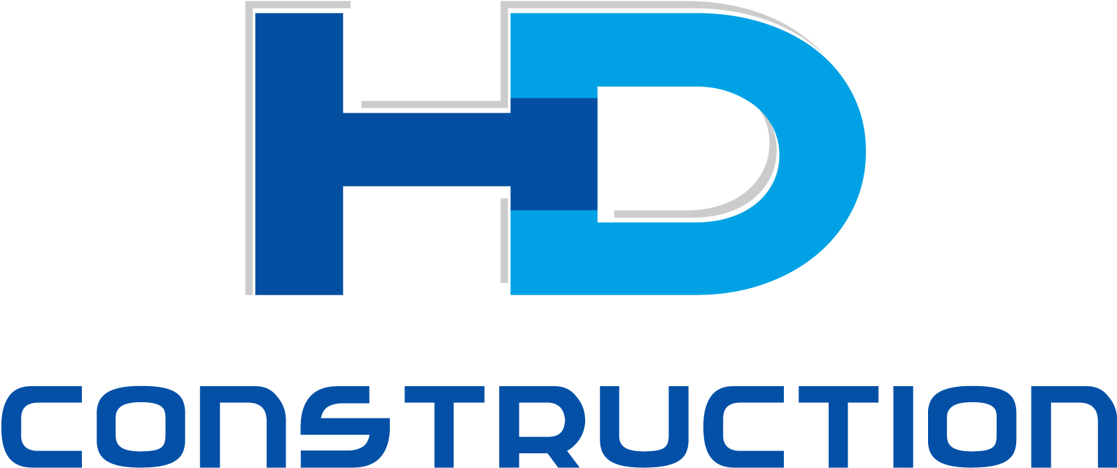 Hd Construction Hd Construction - Hd Building Construction Company Logo (1640x690), Png Download
