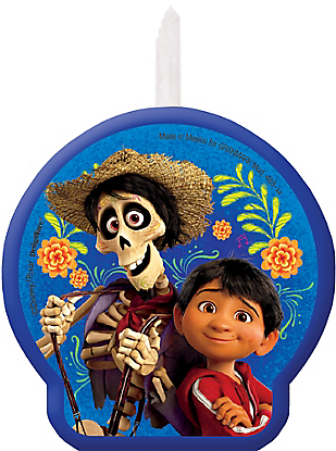 Disney Coco Birthday Candle - Coco Disney Birthday Party (400x414), Png Download