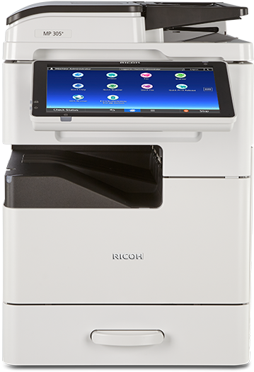 Ricoh Mp 305spf Black And White Laser Multifunction - Ricoh Mp 305 Sp (504x528), Png Download