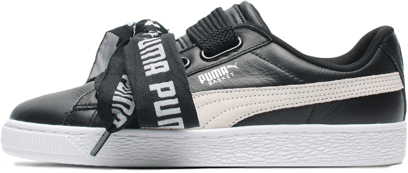 Basket Heart De Puma Black/puma White - Puma (2000x2000), Png Download