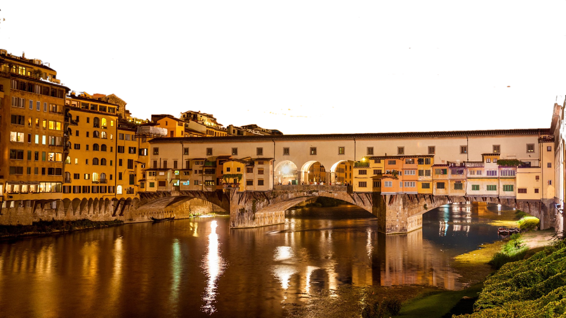 Palazzo Pitti Wallpaper Hd - Ponte Vecchio (1920x1080), Png Download