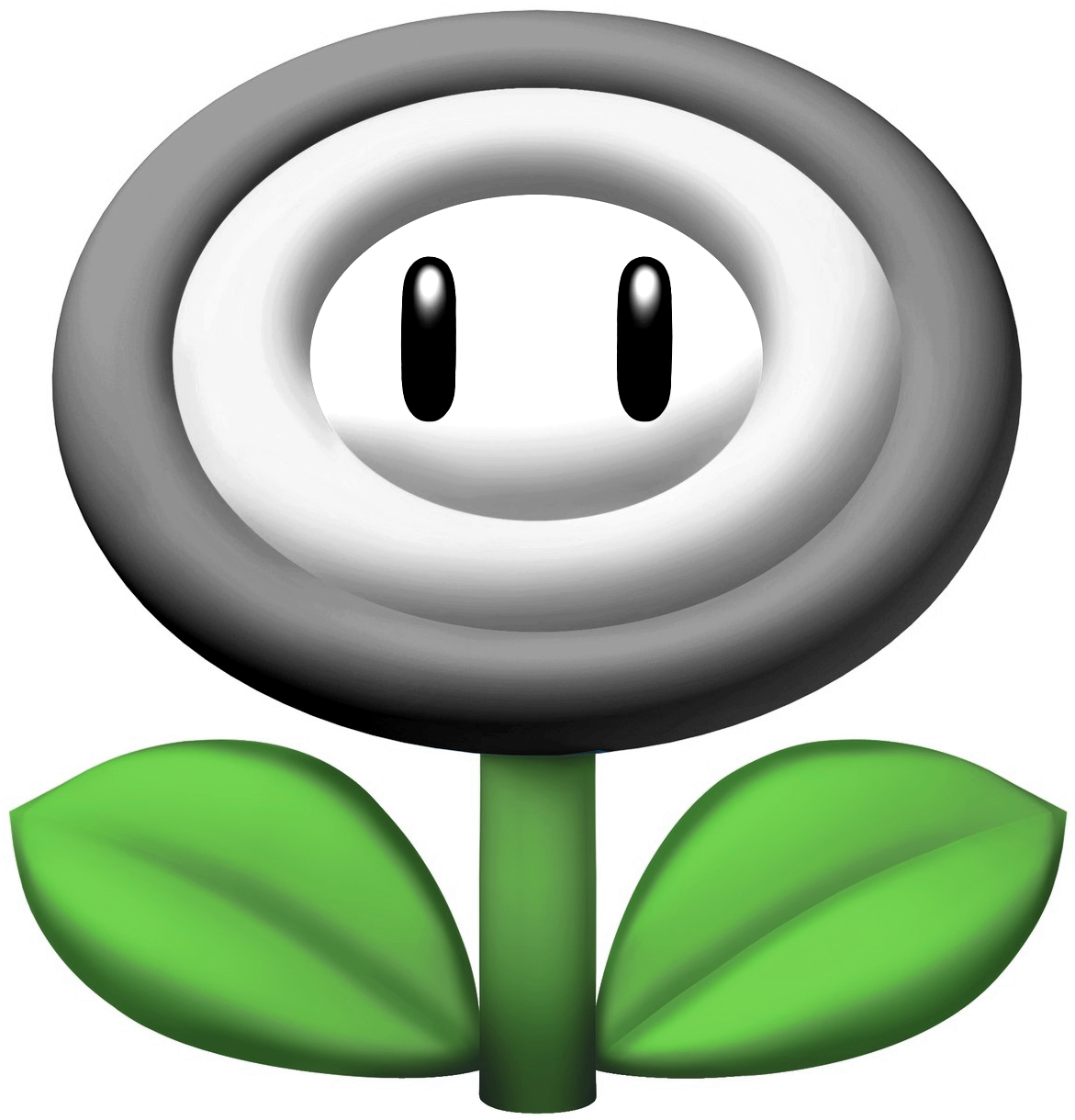 Bone Flower - Super Mario Flower Power Ups (1280x1280), Png Download