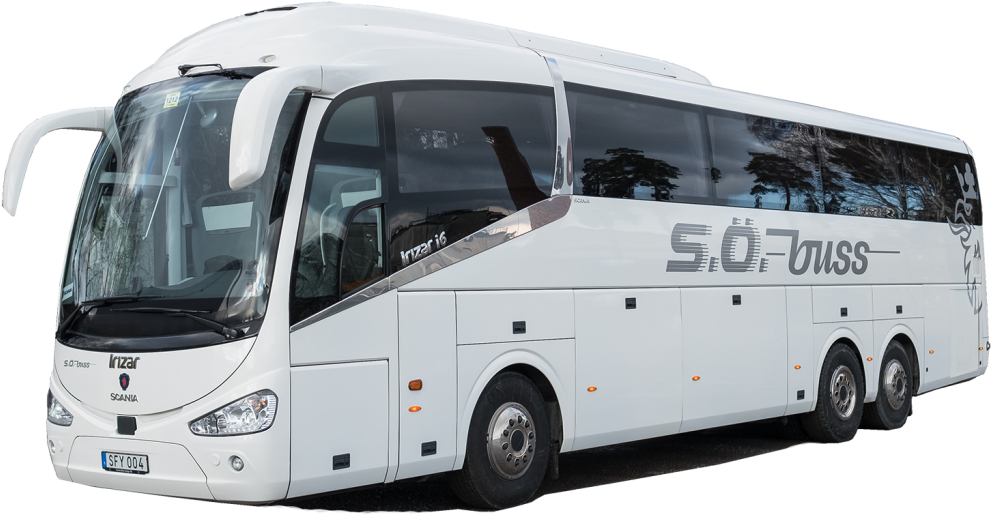 The Sound Levels Inside The Bus Is Lower Than In Most - Bus Scania Png (1024x702), Png Download