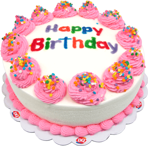 Dq® Birthday Cake - Birthday Cake (600x600), Png Download
