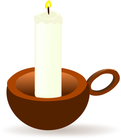 Computer Icons Candlestick Download Hanukkah - Clip Art (530x750), Png Download