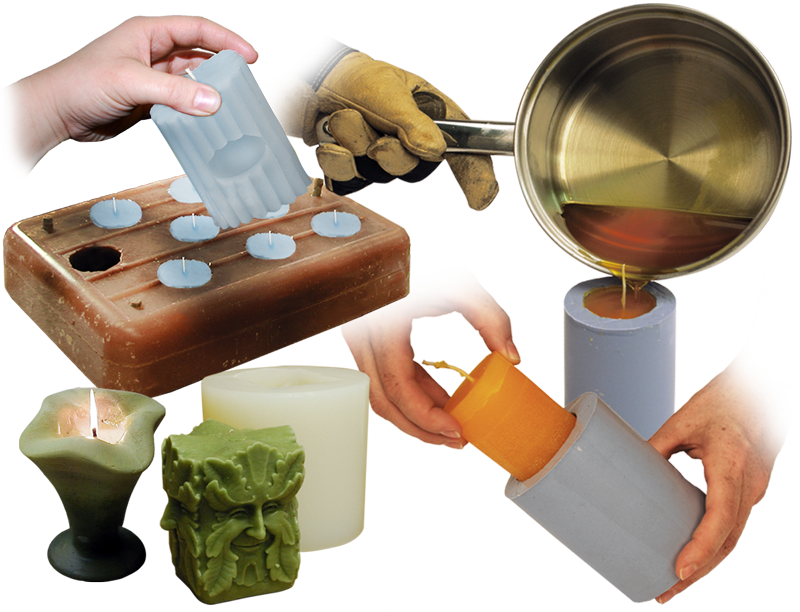 Candlemaking - Silicone Rubber (800x612), Png Download