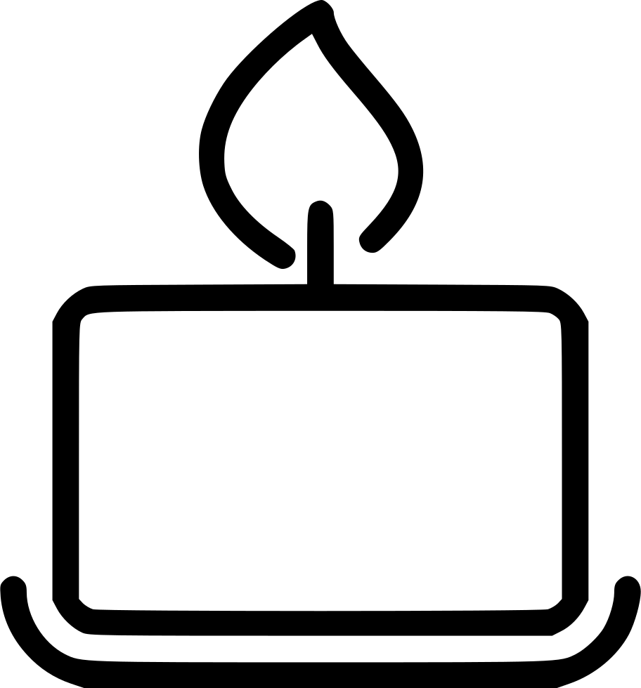 Candle Light Fire Hot Comments (912x980), Png Download