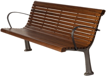 Benches In Wood - Wood Paek Chair Png (550x460), Png Download
