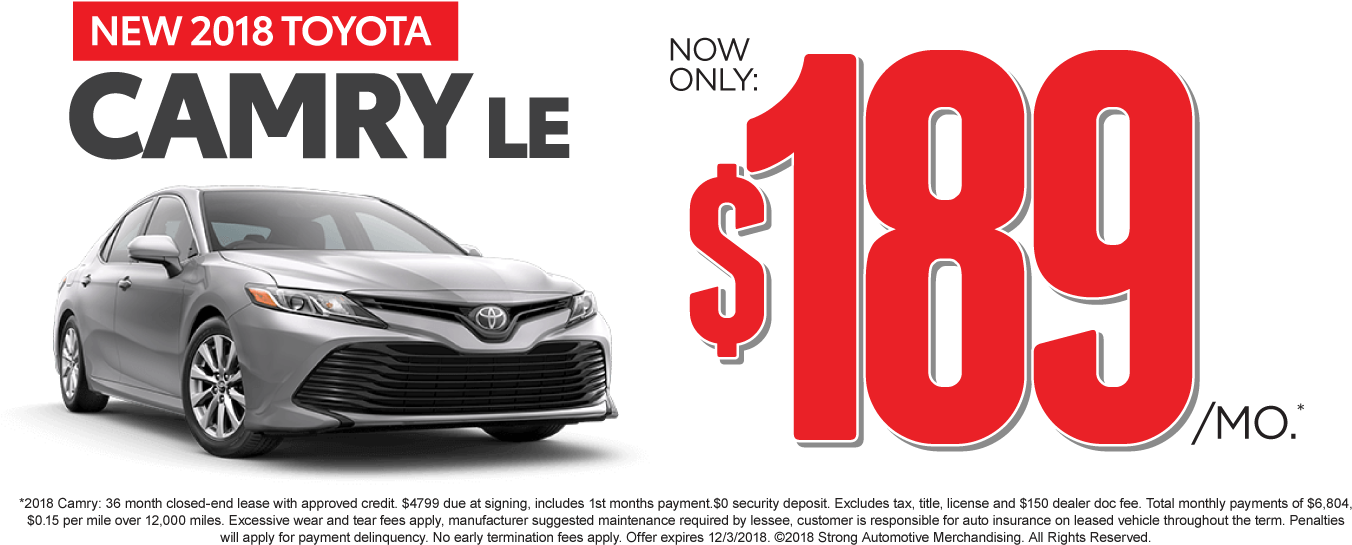 Camry Special - Mike Calvert Toyota (1405x576), Png Download