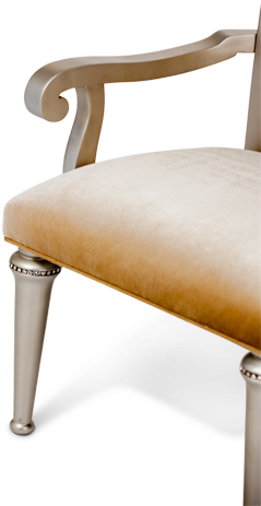 Amini - Aico Furniture - Bel Air Park Desk Chair - 9002244-201 (600x510), Png Download