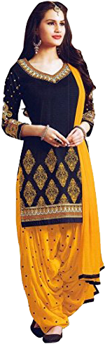 Indian Girls Png Download Free Picsart Png - Salwar Suits (500x500), Png Download