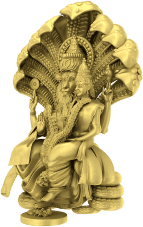 Narasimmar 3d God Pendant - Pendant (540x980), Png Download