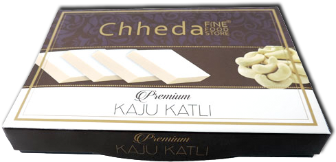 Our History - Kaju Katli Box Design (500x250), Png Download